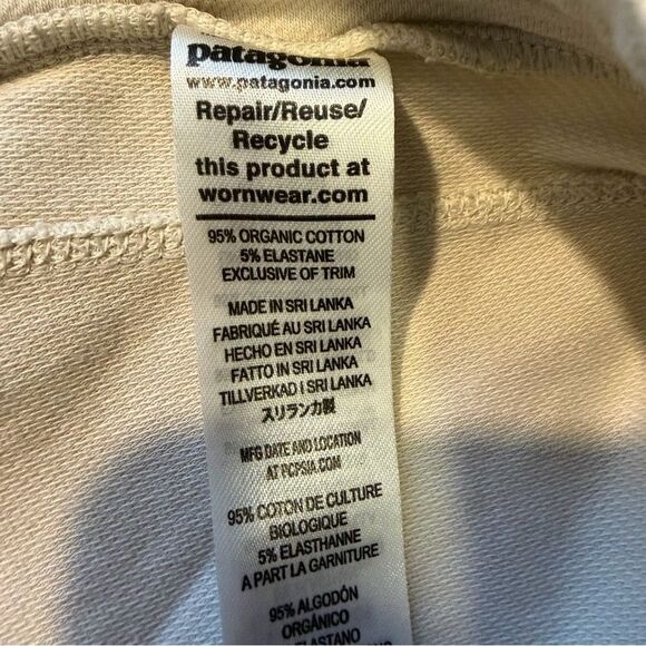 Patagonia Women’s organic cotton slim fit cuffed jogger drawstring Pants medium - Picture 7 of 7